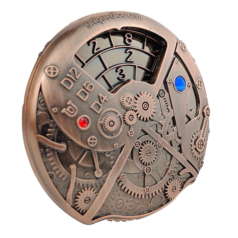 Unique Dice Roulette Dice 7-in-1 Turntable Dice DND Spinner Metal