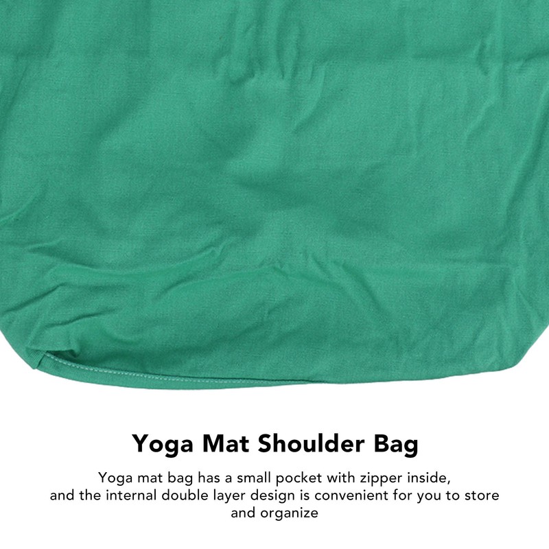 Yoga Mat Carrier Tote Portable Storage Canvas Carryall Shoulder Bag
