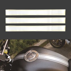 F1 Motorcycle Glossy Sticker Silver / F1 오토바이 유광스티커 실버