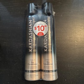 Kardashian Beauty Take 2 Dry Conditioner Black Seed Oil Farouk Chi BioSilk Lot 2