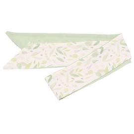 GOMINIMO Printed Satin Scarf Headband (Green Leaves) OR14-36