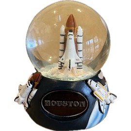 Houston Snow Globe Featuring The Space Shuttle 65mm
