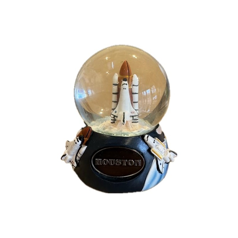 Houston Snow Globe Featuring The Space Shuttle 65mm