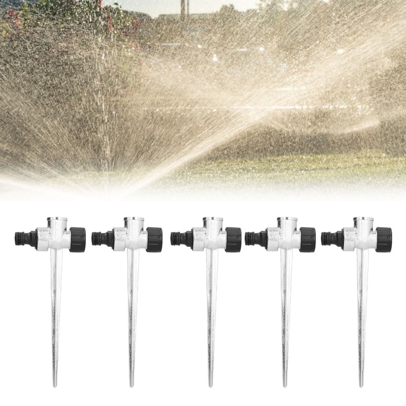 Lawn Sprinkler Spike 5PCS 1/2inch Female Thread Side External Thread