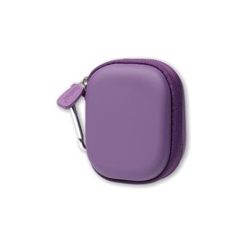 CaseSack Case for JLab Go Pop+,Go Air Pop, Air, Air Tones+/ Tones, JBuds Mini True Wireless Earbuds, Compact Organizer for The Charger case and Charger Cord (Purple)