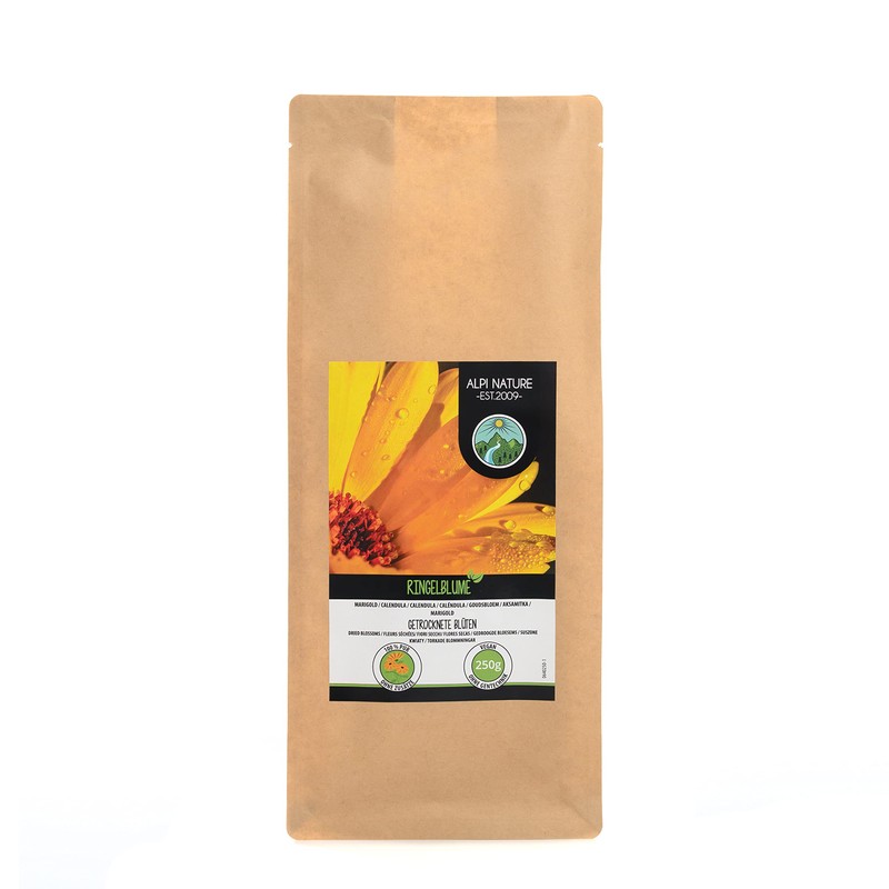 Marigold Flowers, Marigold Infusion (250g, 8.8oz), Marigold Tea, Orange Calendula,