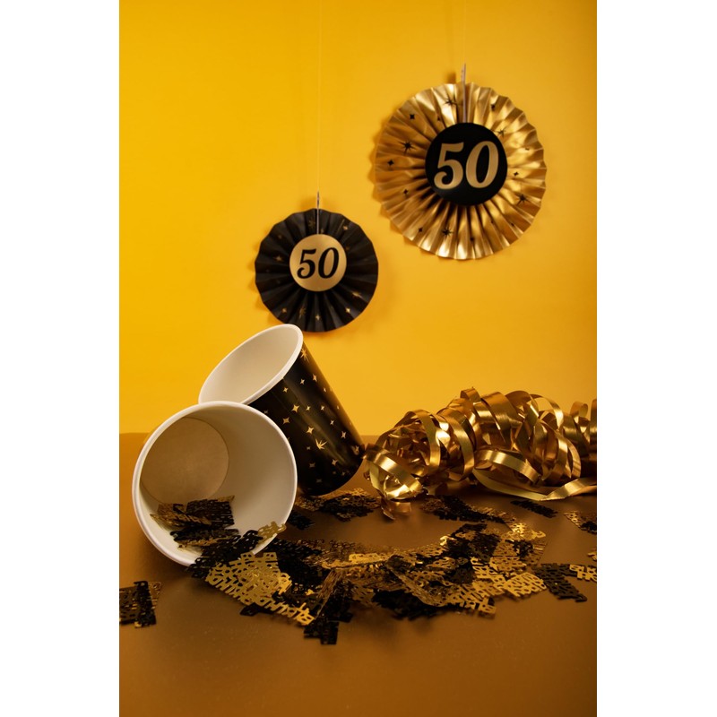 PD-Party 7031616 Cocktail Picks, Gold, Black