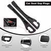 KVAEY 2PCS Car Seat Gap Filler Organizer, PU Leather Crevice