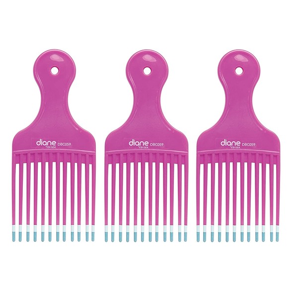 Diane Fromm Mebco Large Lift Comb Pink 3 Pieces DBC059