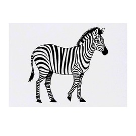 'Zebra' Temporary Tattoo - Water Resistant, Skin-Safe, Non-Toxic Transfer (TO00066647)