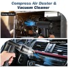 iMounTEK Compressed Air Duster Air Blower & Vacuum Cleaner Cordless