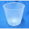 Translucent Plastic Pot, 3.5 inches (9.0 cm), 10 Pieces