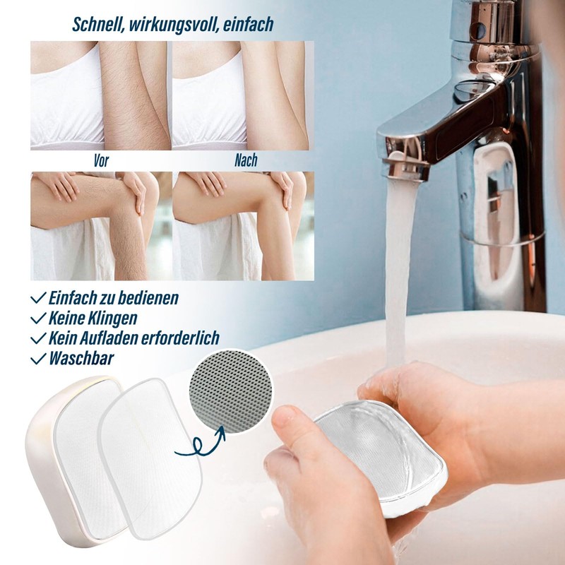 Nano Epilator, Women's Epilator, Men's Epilator, Reusable, Magic Crystal Pilator