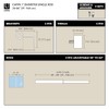 Umbra Cortinero simple ajustable Cappa, Dorado