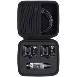 co2CREA Hard Travel Case for Xvive U4R2 Wireless In Ear Monitor System Receiver and Transmitter IEM system (Case Only,Excluding Receiver)