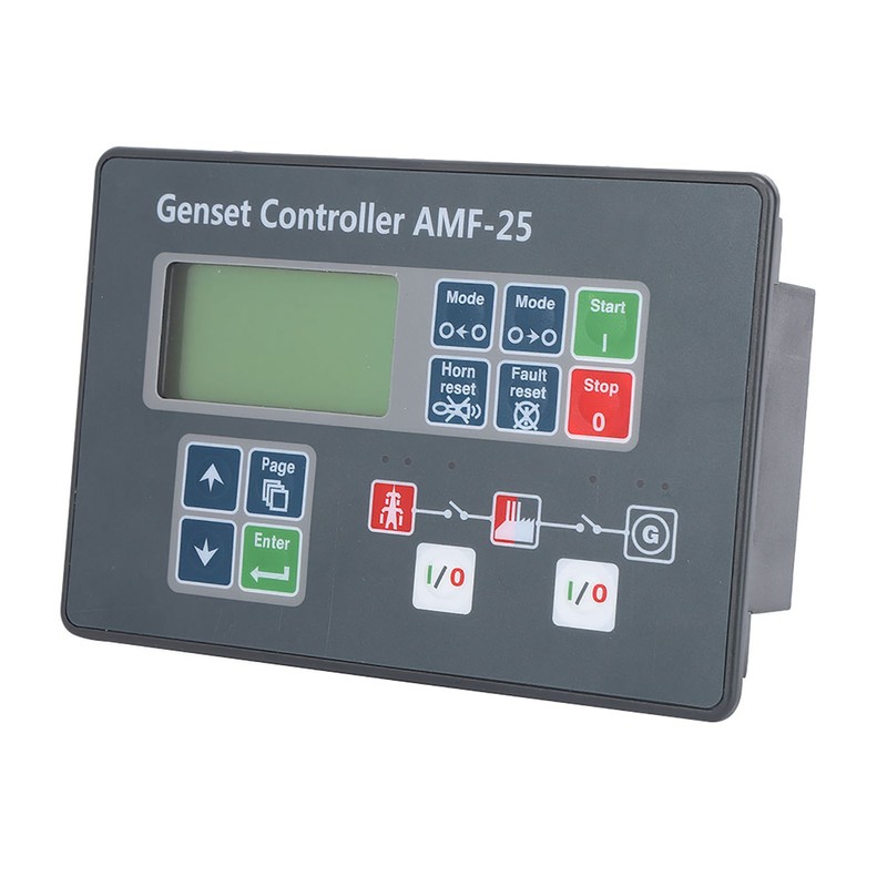 AMF-25 Genset Controller Self-Start Control Screen for Diesel Generator DC