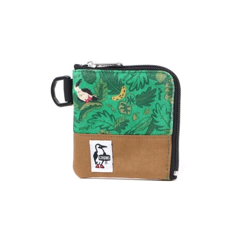 Square Coin Case Sweat Nylon / Jungle, green