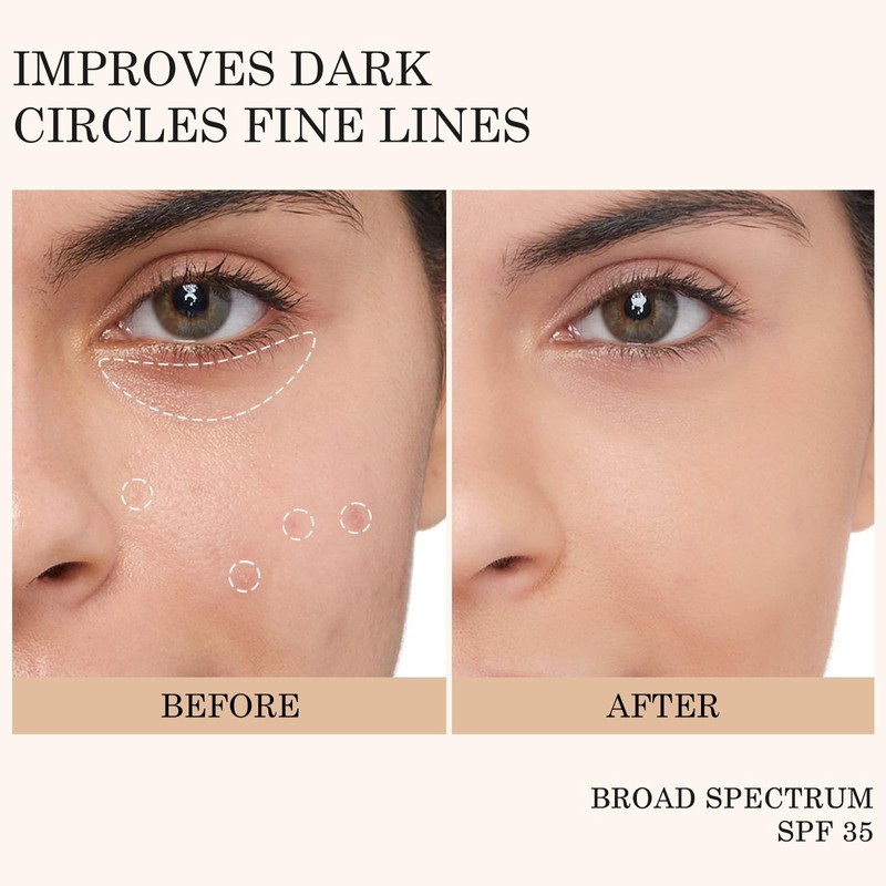 KYDA Mineral Sunscreen Eye Cream, 3-in-1 Anti-Aging Eye Cream, SPF