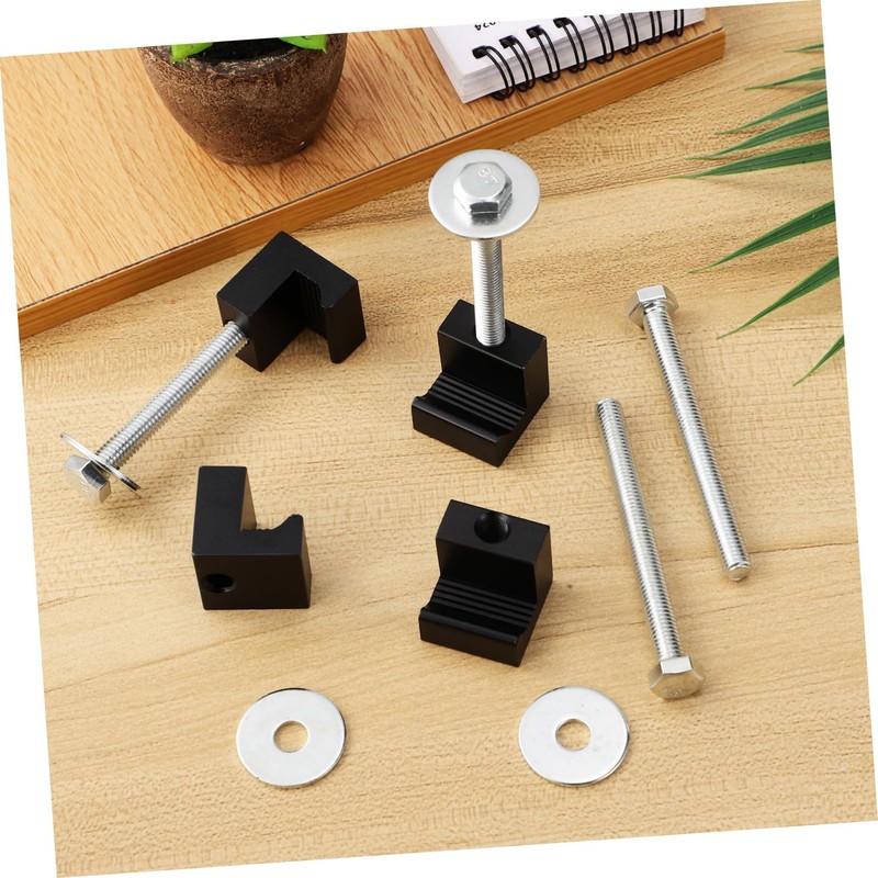 CHILDWEET 4 Pcs J Bolt Tool Box Clamps for Trucks