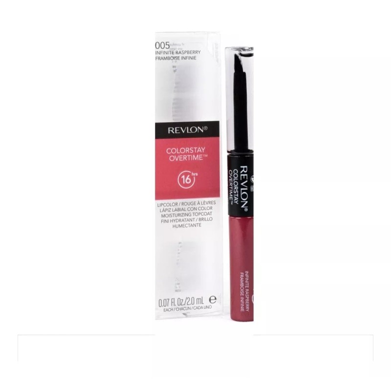 Revlon Labial Líquido Revlon Overtime Lipcolor Infinite Raspberry Acabado Labial