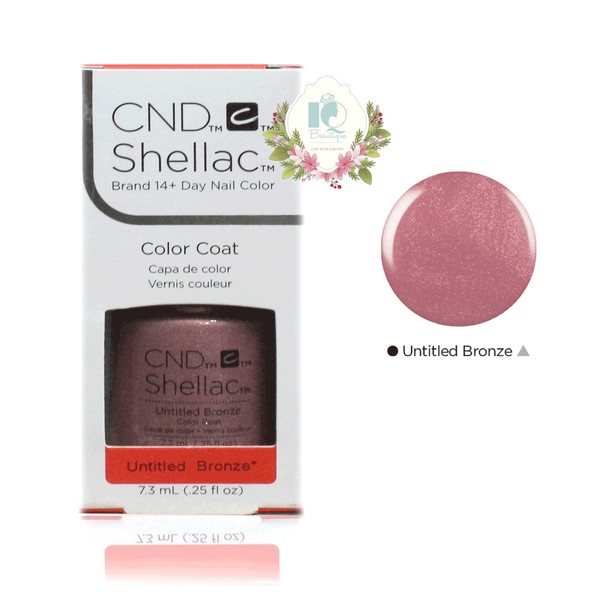 CND Shellac UV Gel Polish 0.25 oz NIB Untitled Bronze