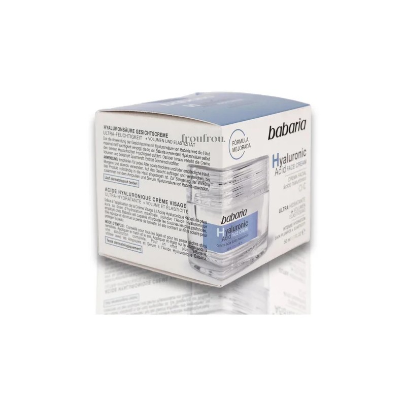 Crema Facial Acido Hialurónico 50 Ml Babaria Vegana