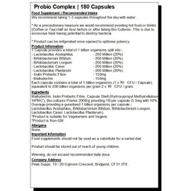 Probio Complex Cultures - 180 Capsules