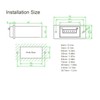 Electromagnetic Counter 0‑999999 6 Digit Industrial Pulse Totalizer for Machine