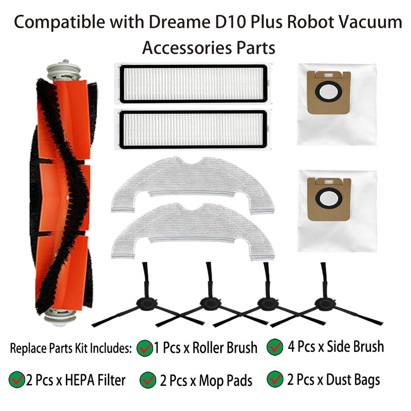 Replacement Parts for Dreame D10 Plus Robot Vacuum 1 Main