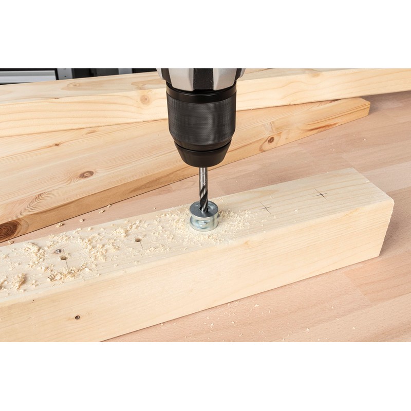 wolfcraft Wood Twist Drill Bit Set 2 Pcs. I 2732000