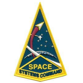 U.S. Space Force Space Systems Command PVC Patch with Hook Fastener (Military Issued)-Veteran Owned Business