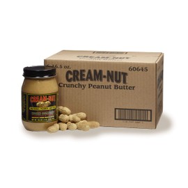 Case of Cream Nut Crunchy Peanut Butter - (6 Jars)