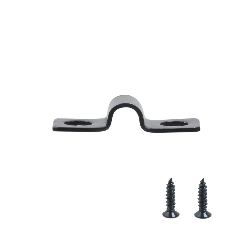 Crapyt 50 Pcs Galvanized M6 Two Hole U Bracket Pipe