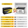SEFEPODER 12V 8Ah Lifepo4 Lithium Deep Cycle Battery 2 Pack,