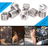 Self Tapping Thread Insert, 10 Pieces 10mm Thread Repair Sleeves
