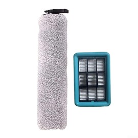 Compatible Brush Roll and Replaceable Filter for Bissell HF2/3845N/3831,Long Lasting Vacuum Cleaner Accessories and Floor Scrubber(Rolling+filter brush)