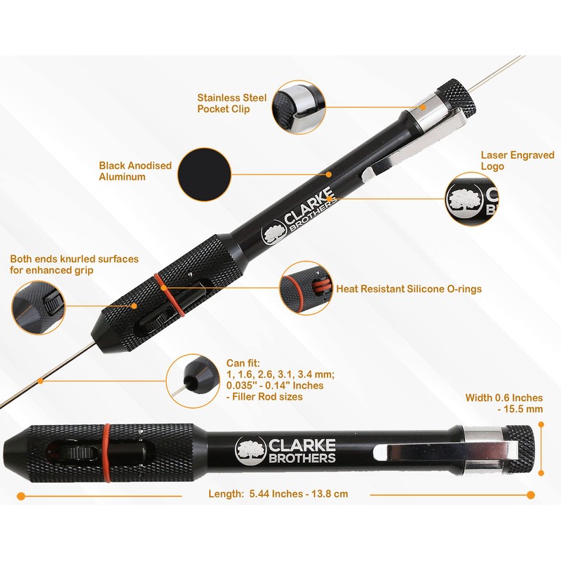 Clarke Brothers Tig Welding Pen Holder – Welder Feeder with