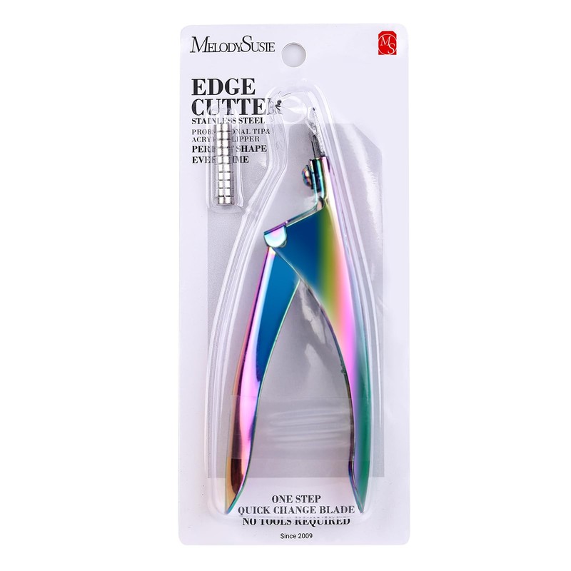 MelodySusie Acrylic Nail Clippers with 15Pcs Magnets Tip Cutters for