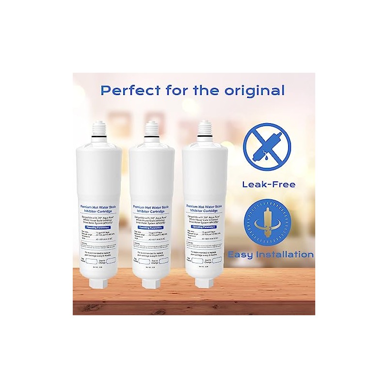 3 Pack AP431 Cartridge, Replacement for Aqua-Pure Whole House Scale