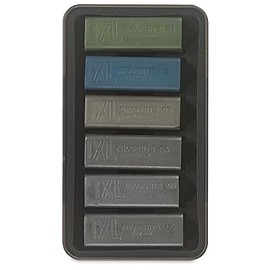 Derwent XL Tinted Graphite Drawing Blocks, Set of 6, Professional Quality, 2302010 - Multi-Colour