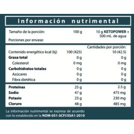 Keto Power - Cetosis  Electrolitos - 20 Sobres Acai-berries                                                                                           