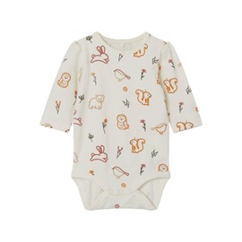 MAMALICIOUS Baby Girls' Nbfnanie LS Bodysuit, Jet Stream