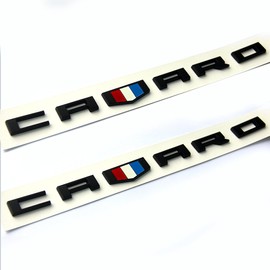 Yoaoo 2Pack OEM Zl1 1LE Emblem Badges 3D Letter Compatible with Zl1 1LE Rs Ss Zl1 Z28 Redline Style Matte Black Red