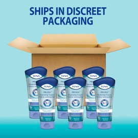 TENA ProSkin Gentle Skin Cleanser, Cleansing Cream, 1 Count (Pack of 6)