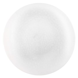 EcoQuality 13" inch Round Charger Hammered Translucent White Plastic Plates - China Like Party Plates, Heavy Duty Large Disposable Dinner Plates, Reusable Salad Plate, Weddings, Serveware (24 PACK)