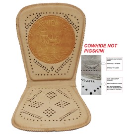 1clickautoacc Genuine Mexican Respaldo Leather Car/Truck Seat Cushion Stallion Horse COWHIDE