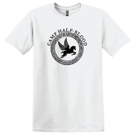 Camp Half Blood Shirt, Unisex Camp Half Blood T-shirts for Men and Women (XXXL, White)
