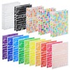 1/2 Inch Small Vinyl Letter Number Stickers, 3100 Pieces Multi