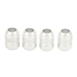 4 Pcs 10AN Weld On Bung Fitting 3/4in Thread Aluminium Alloy Male Hose Pipe End Adapter