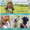 Ancol Soho Dog Reversible Harness in Nautical/Coral - Weatherproof and